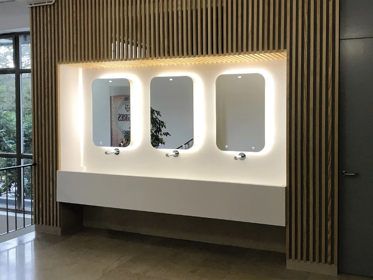 Dettaglio di un progetto di arredo DMP