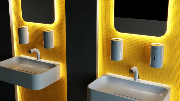 immagine apertura dosatori elettronici sapone