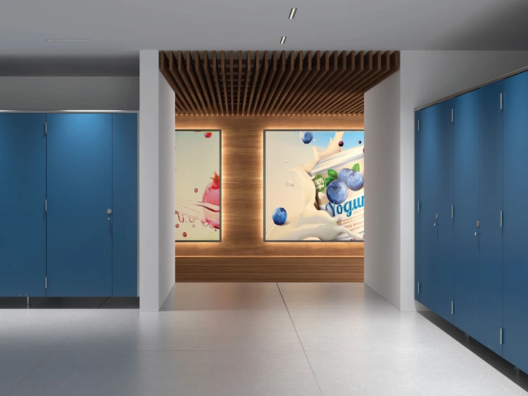 immagine apertura pareti divisorie Cubicles
