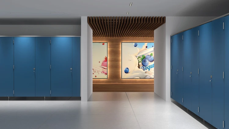 immagine apertura pareti divisorie Cubicles