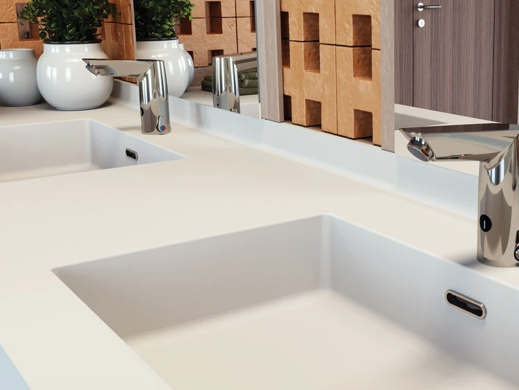 immagine apertura rubinetti elettronici lavabo